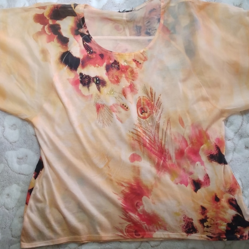 3/4 sleeve blouse